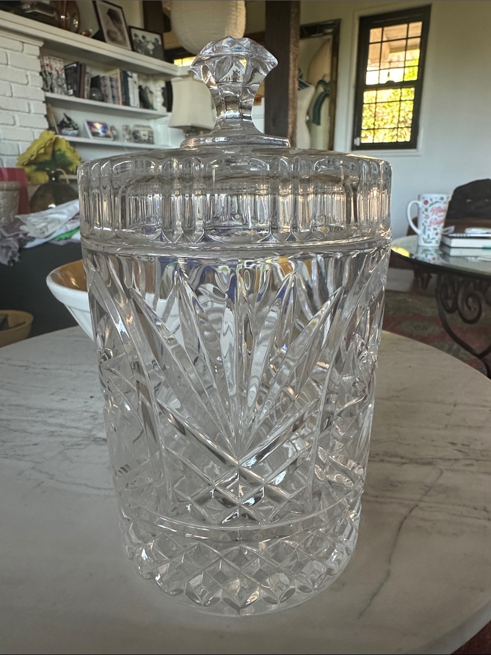 Stanley Clear Cut Crystal-Style Glass Canister - Clear